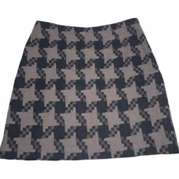 Boden Houndstooth Wool Skirt size 6 - Picture 1 of 7